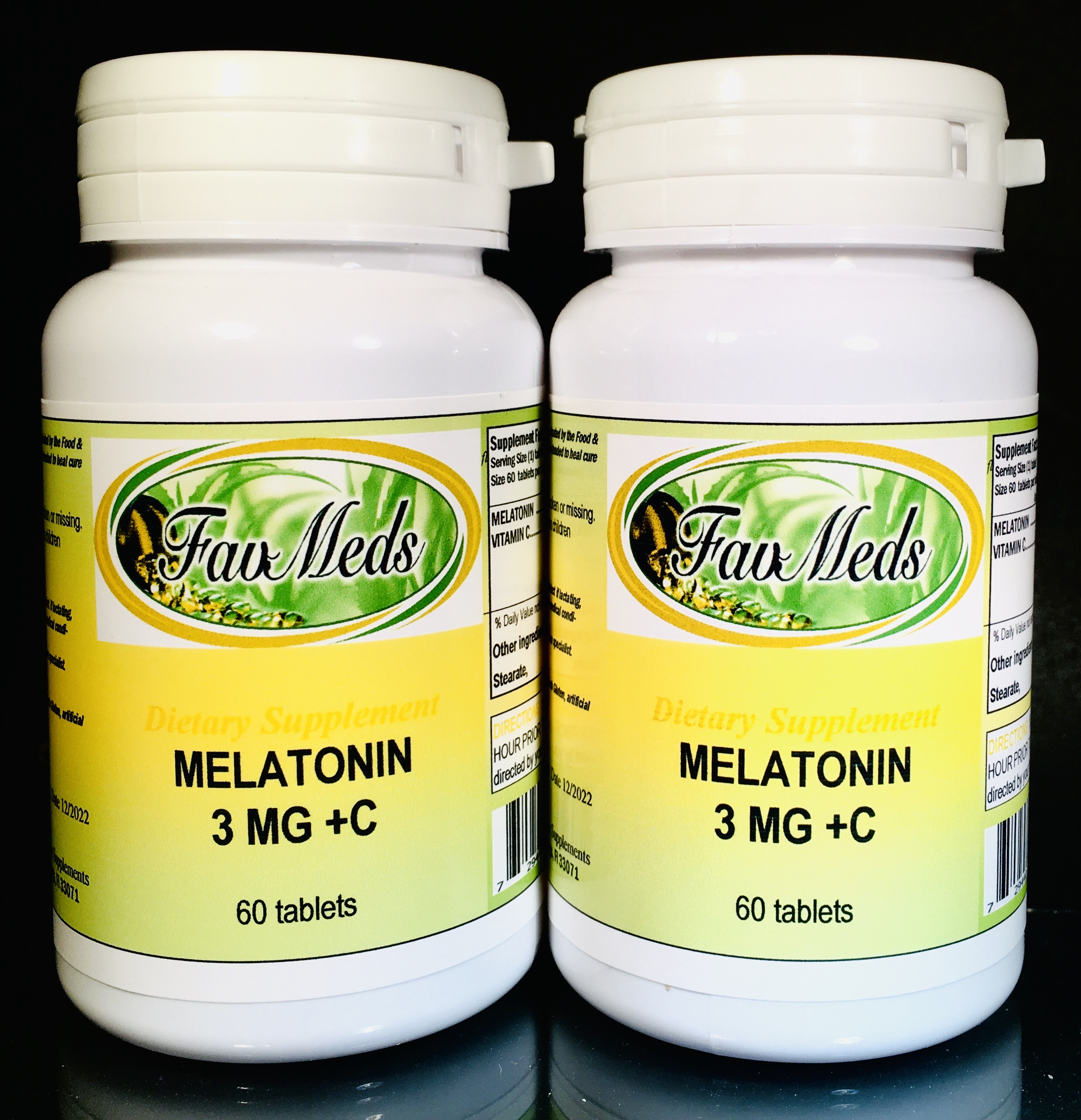 Melatonin 3mg - 120 (2x60) tablets
